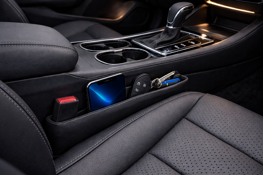 2-Pack Universal Car Seat Gap Fillers – Black Comfort Blocker