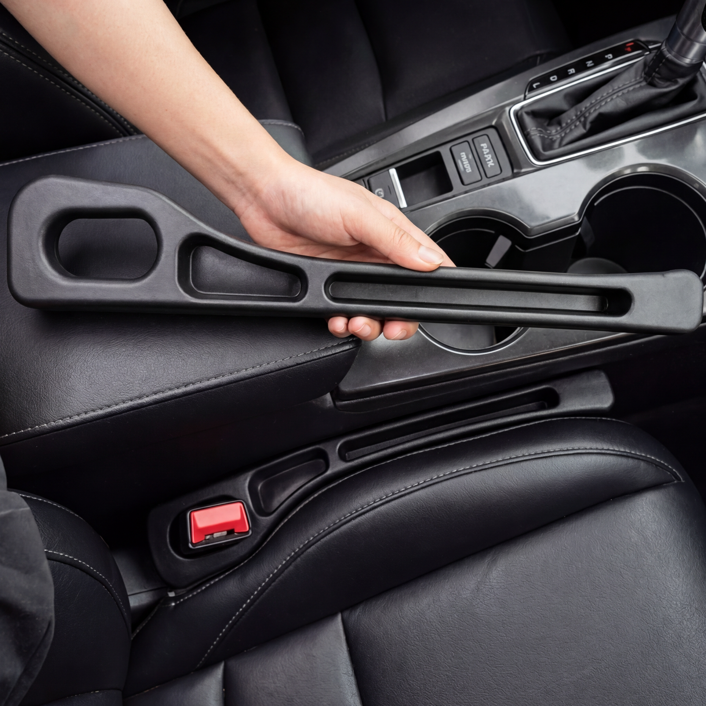 2-Pack Universal Car Seat Gap Fillers – Black Comfort Blocker