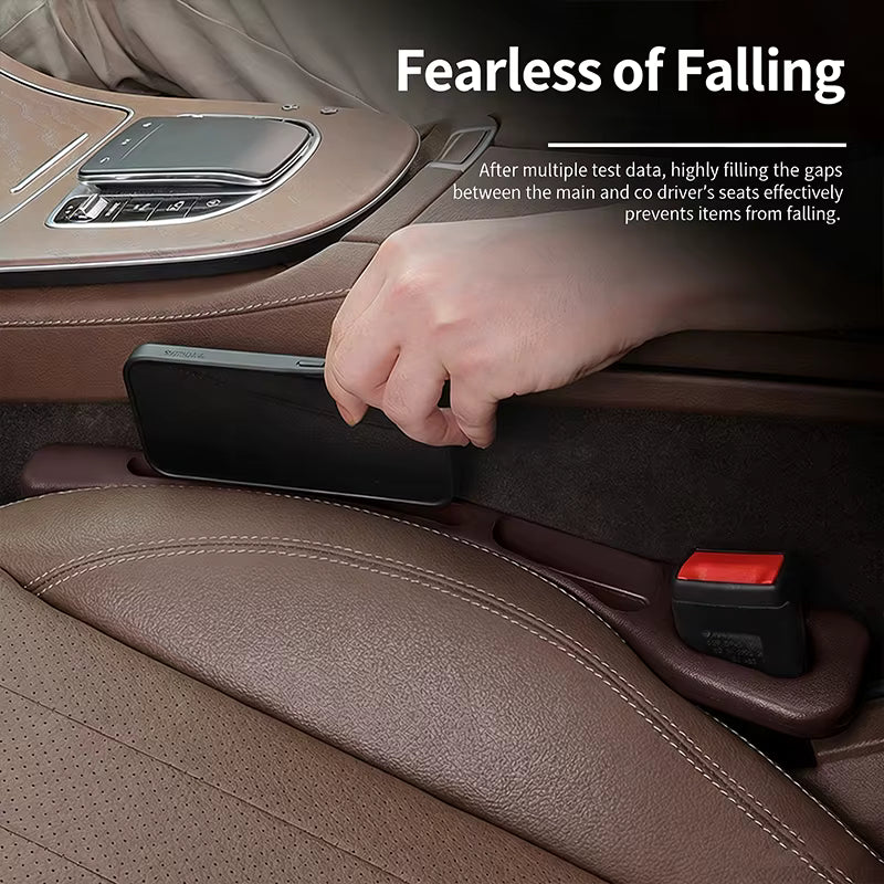 2-Pack Universal Car Seat Gap Fillers – Black Comfort Blocker