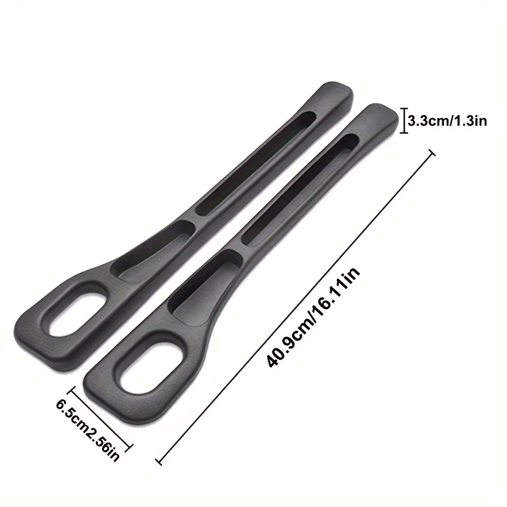 2-Pack Universal Car Seat Gap Fillers – Black Comfort Blocker
